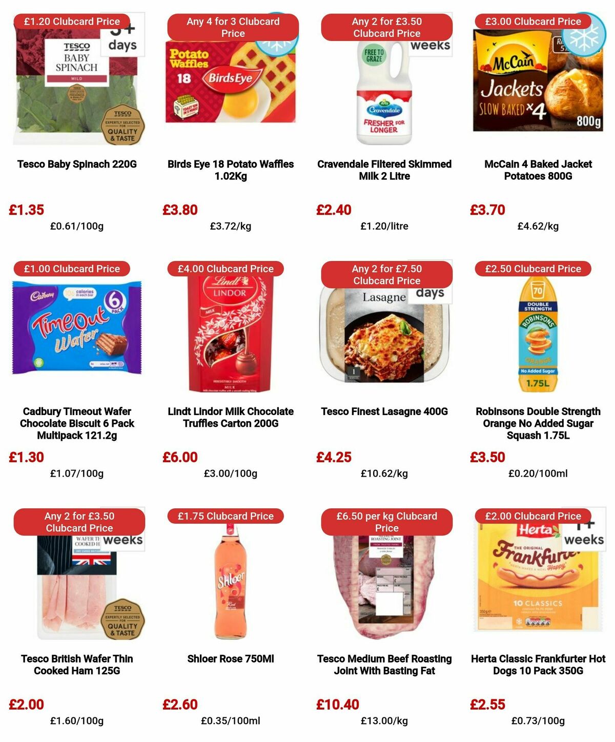 TESCO Offers from 21 March