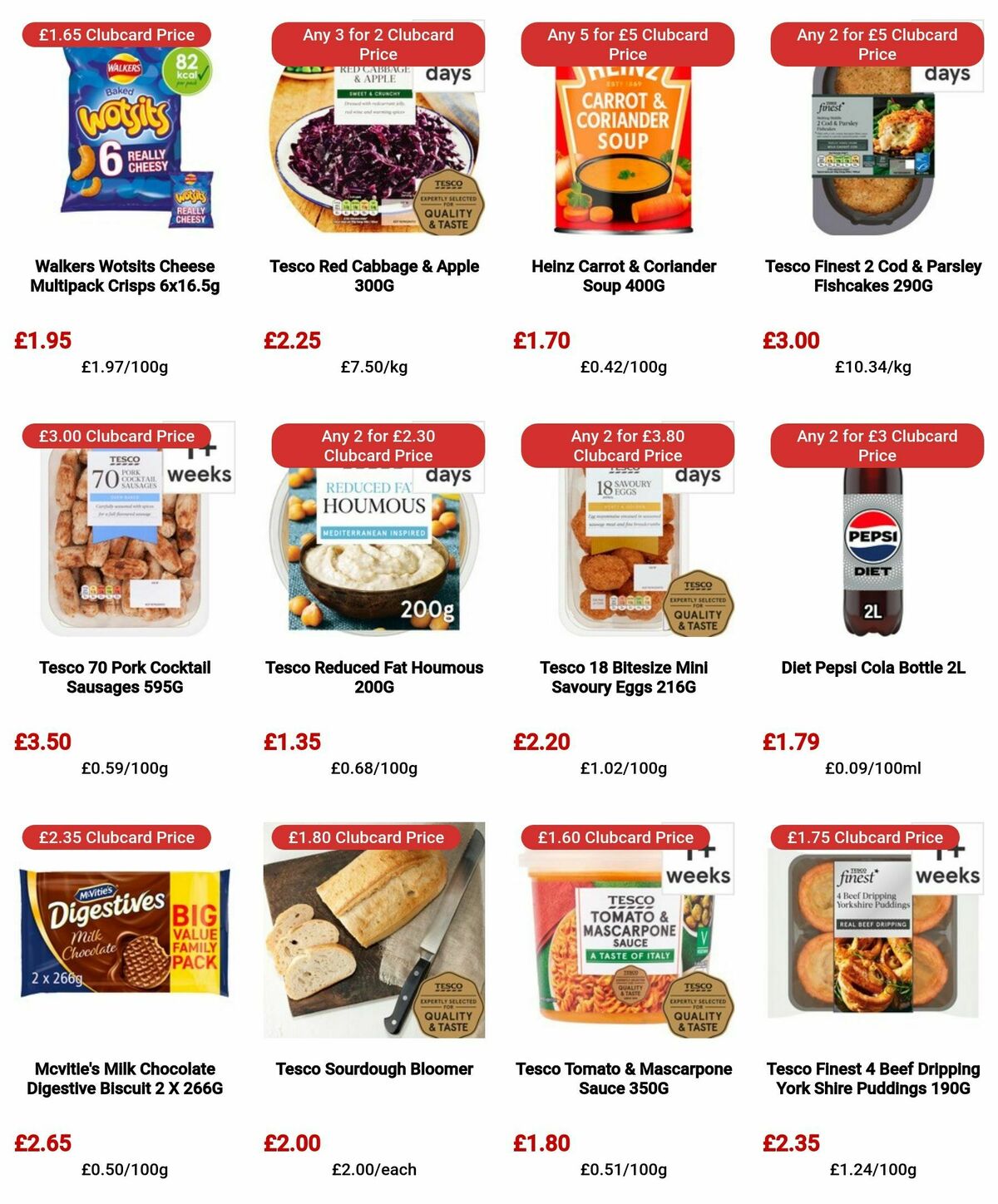 TESCO Offers from 21 March