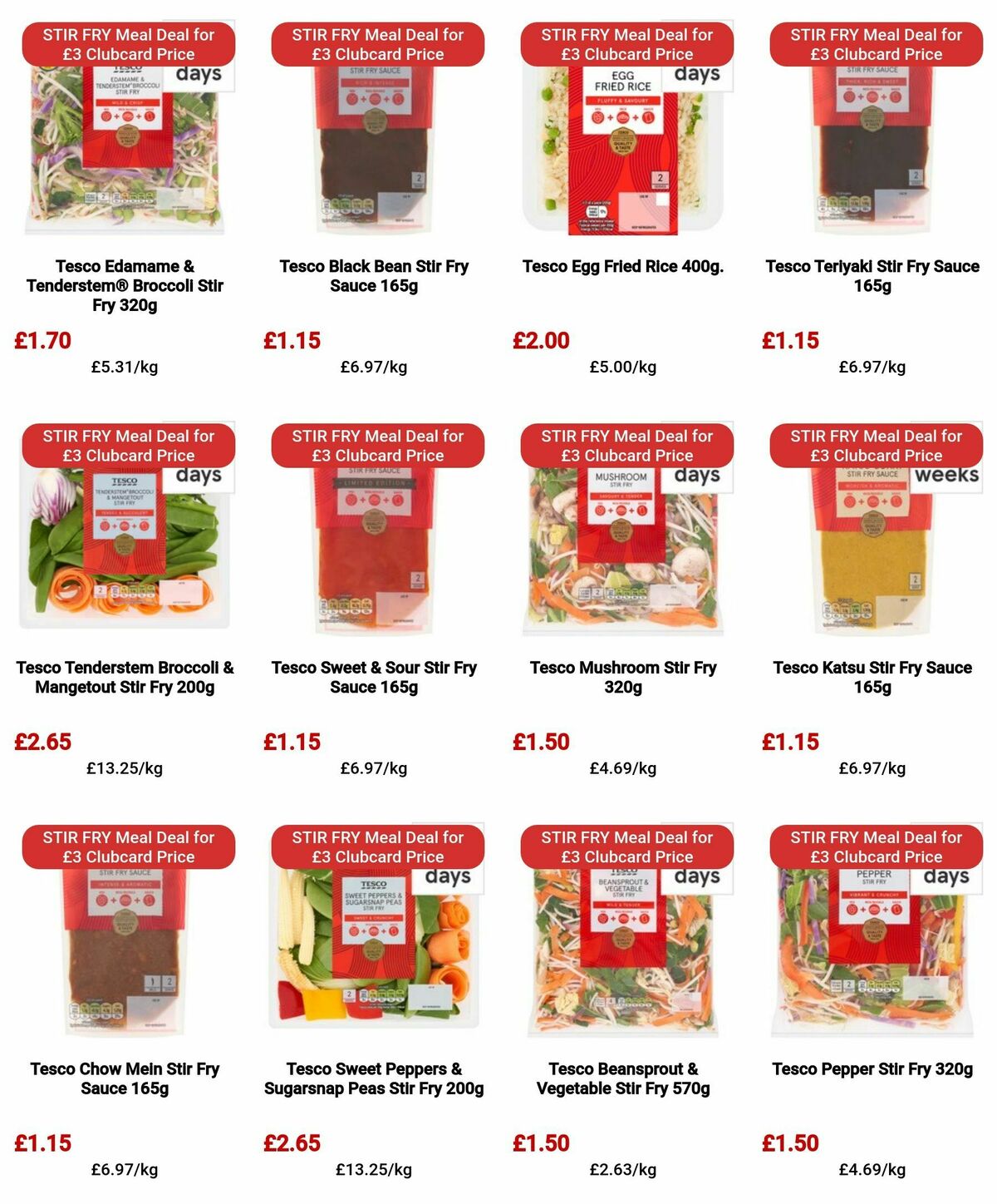 TESCO Offers from 21 March