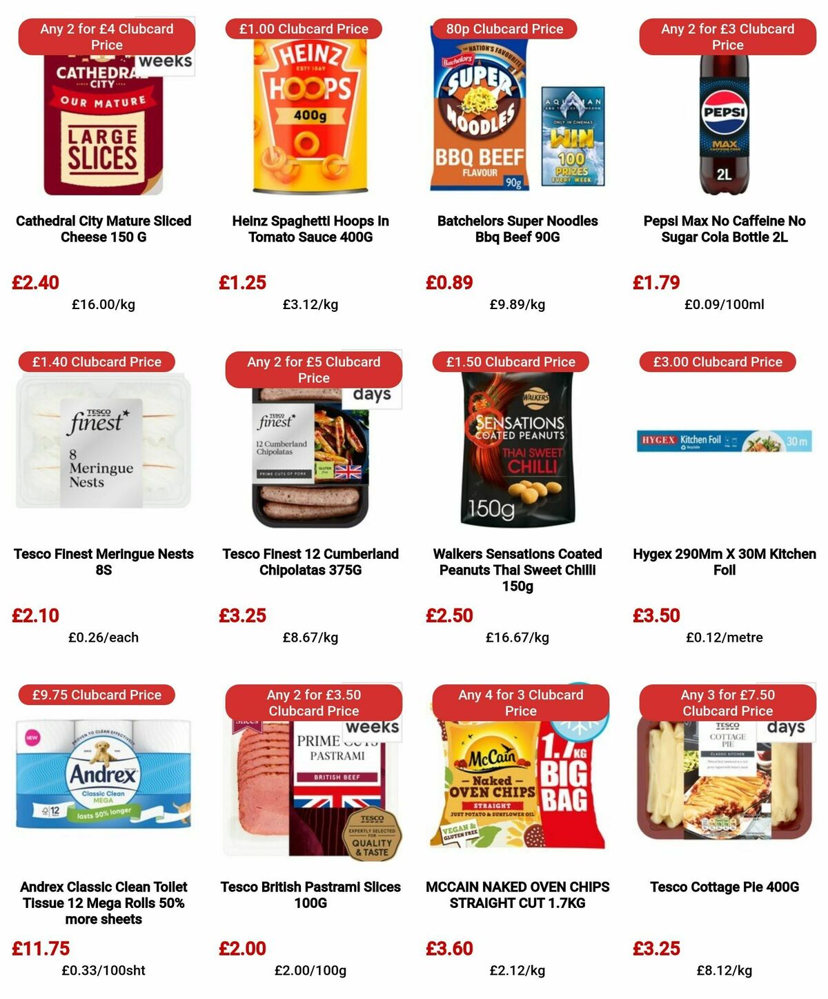 TESCO Offers from 21 March