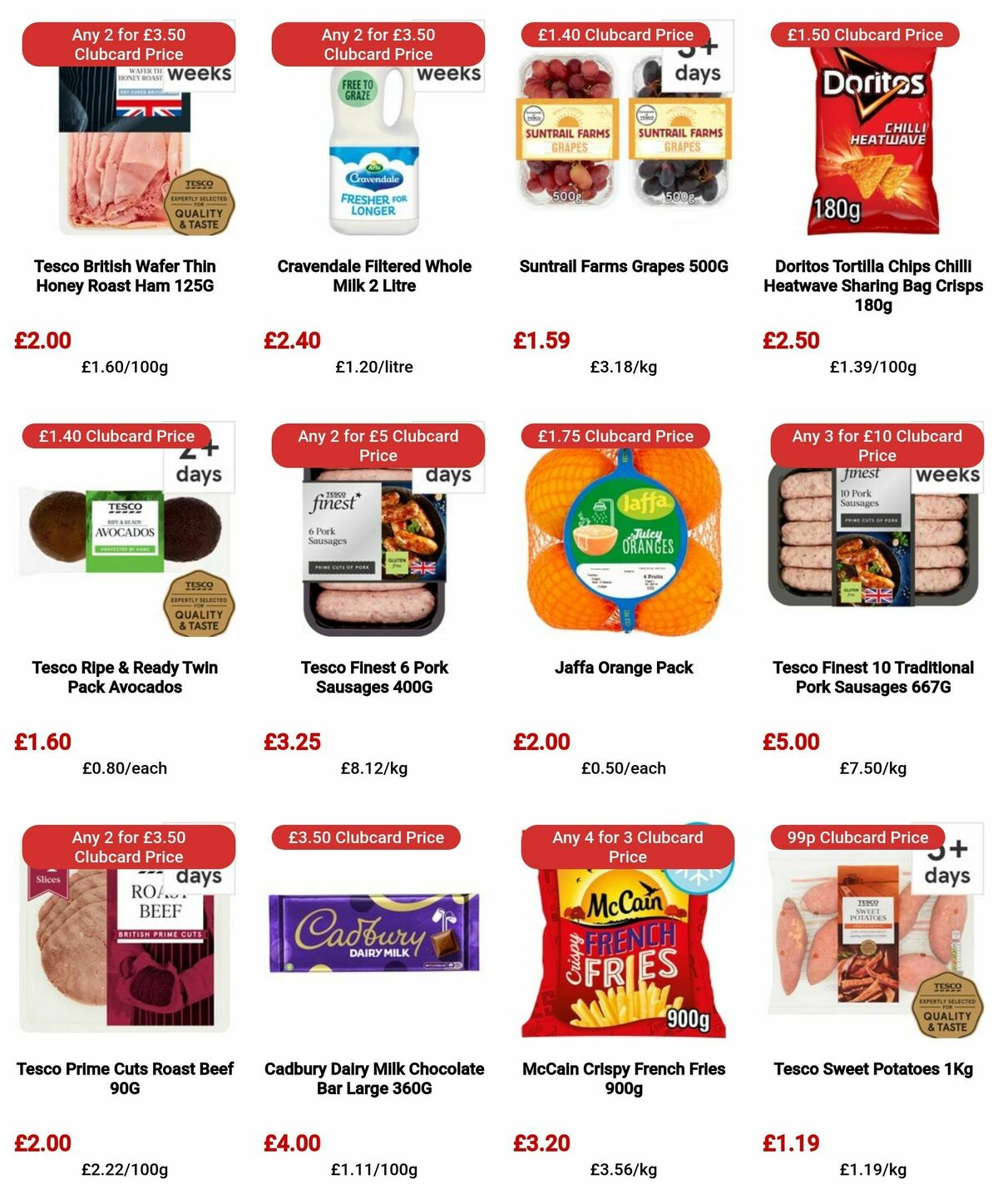 TESCO Offers from 21 March