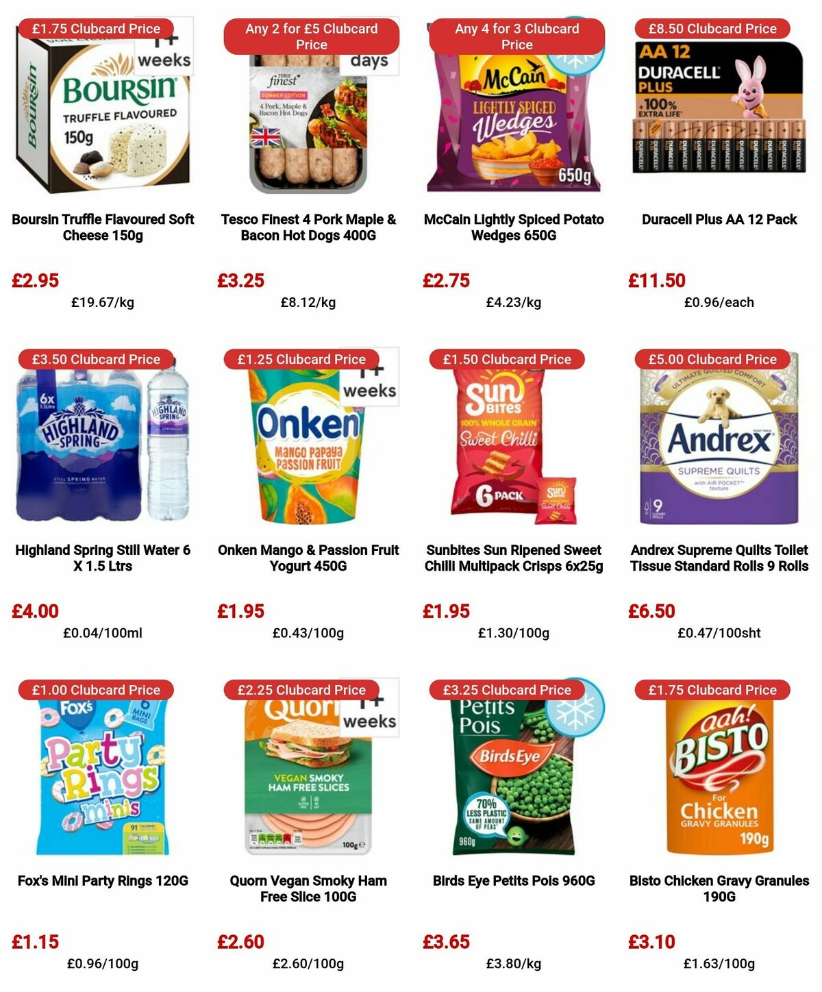 TESCO Offers from 28 March