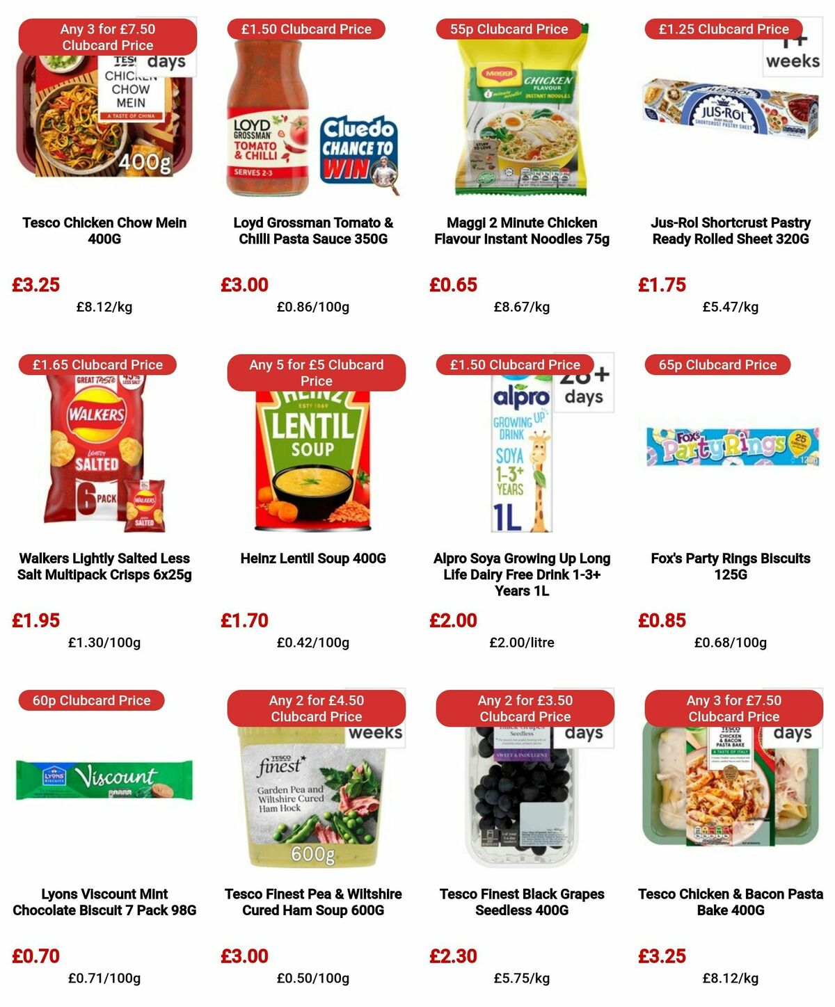 TESCO Offers from 28 March