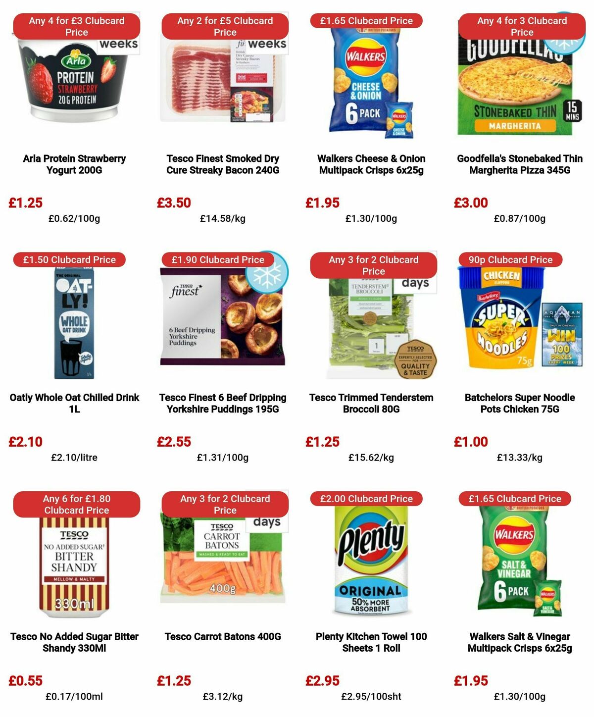 TESCO Offers from 4 April