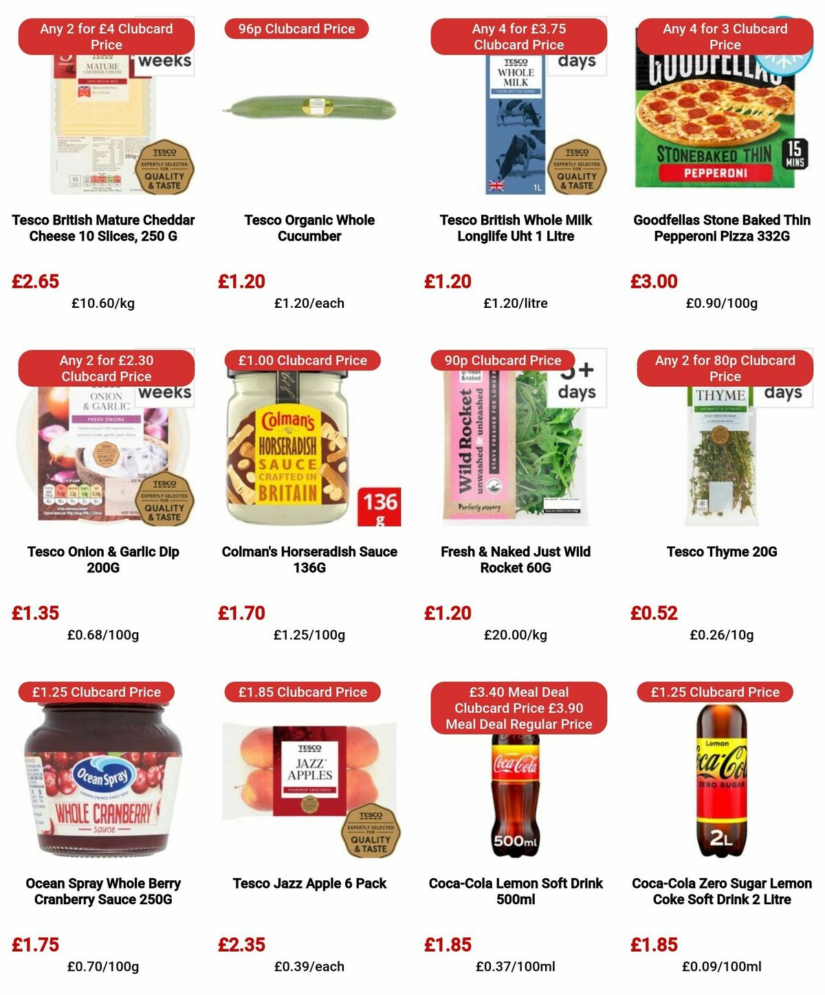 TESCO Offers from 4 April