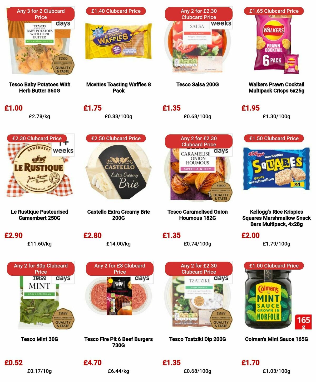 TESCO Offers from 4 April