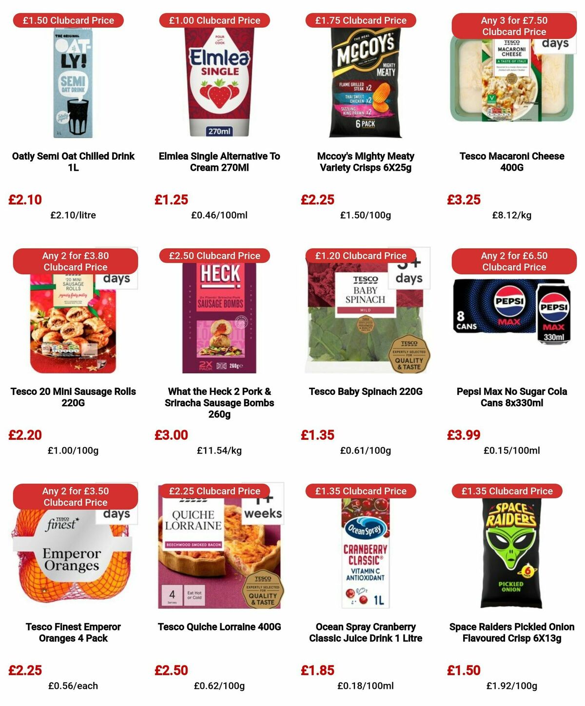 TESCO Offers from 4 April