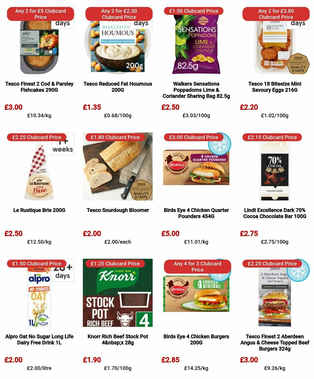 TESCO Offers from 4 April