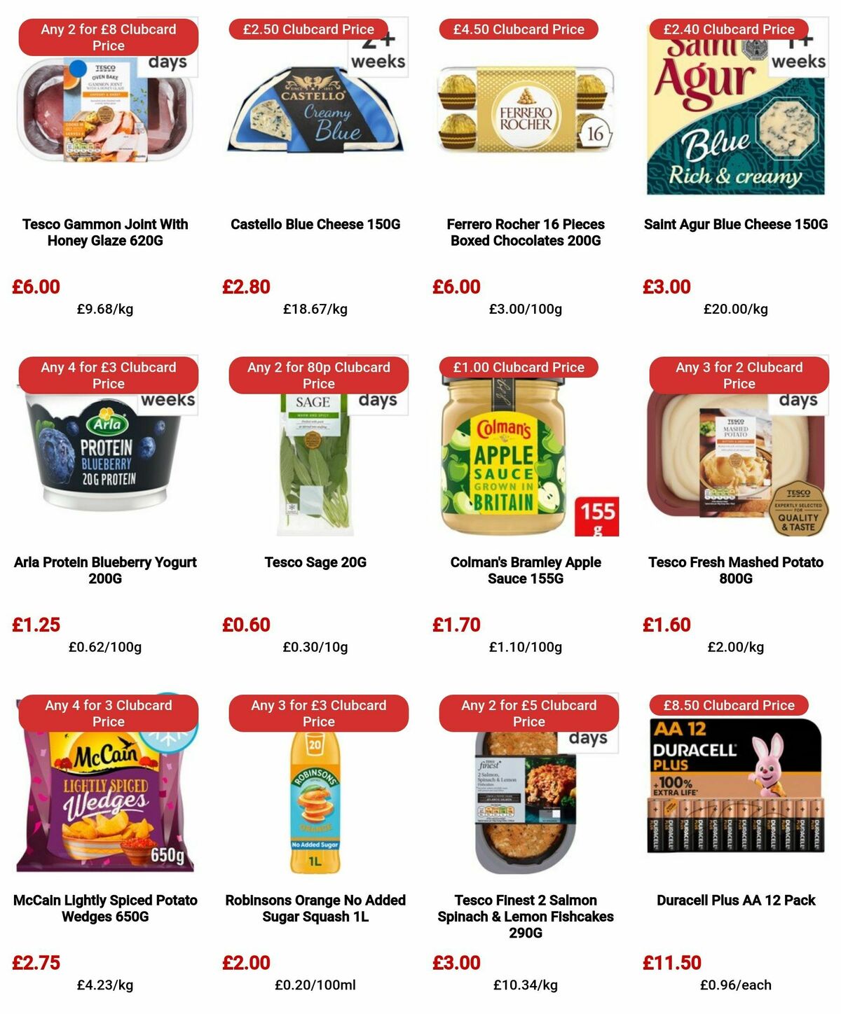 TESCO Offers from 4 April