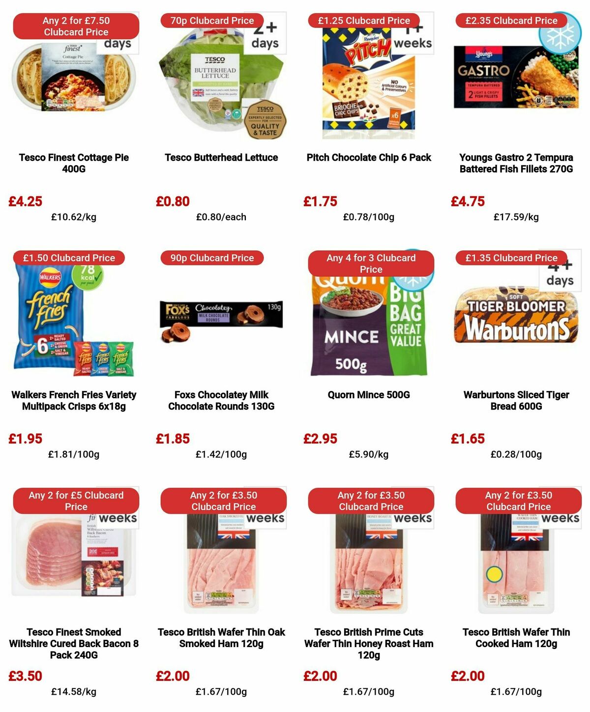 TESCO Offers from 4 April