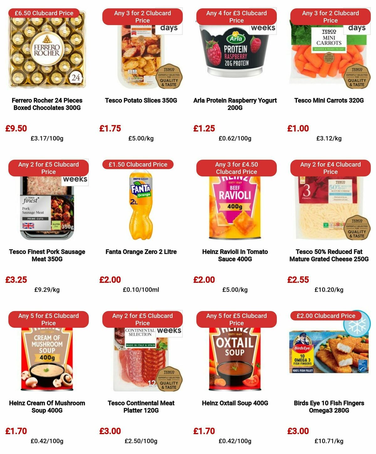 TESCO Offers from 11 April