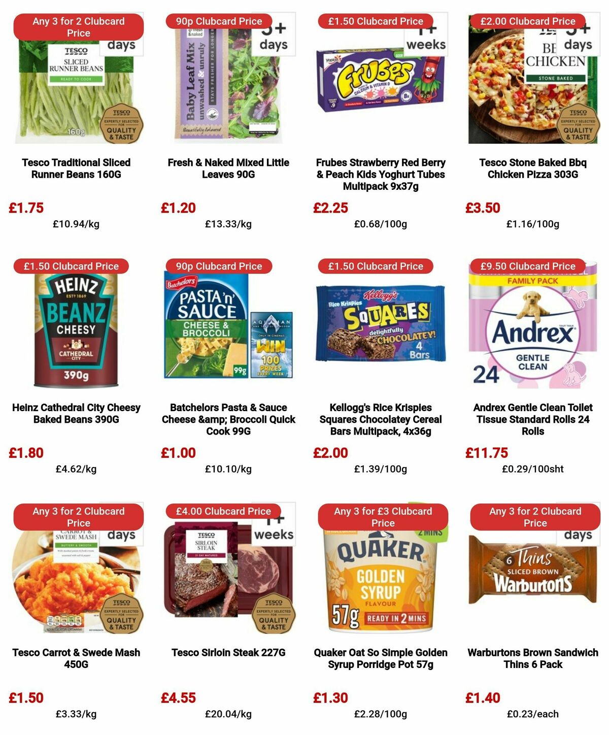 TESCO Offers from 11 April