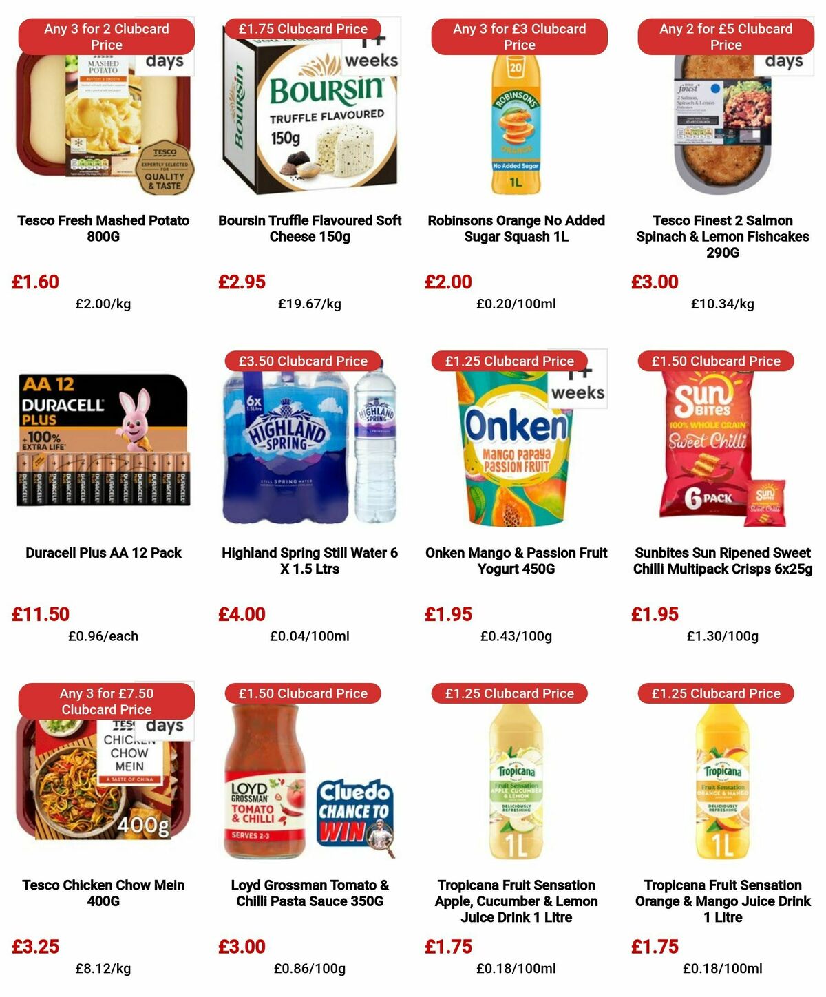 TESCO Offers from 11 April