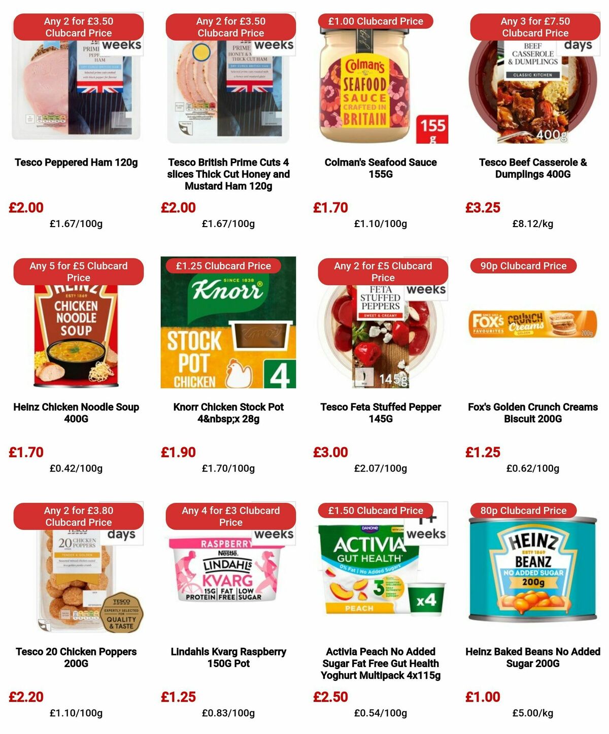 TESCO Offers from 11 April