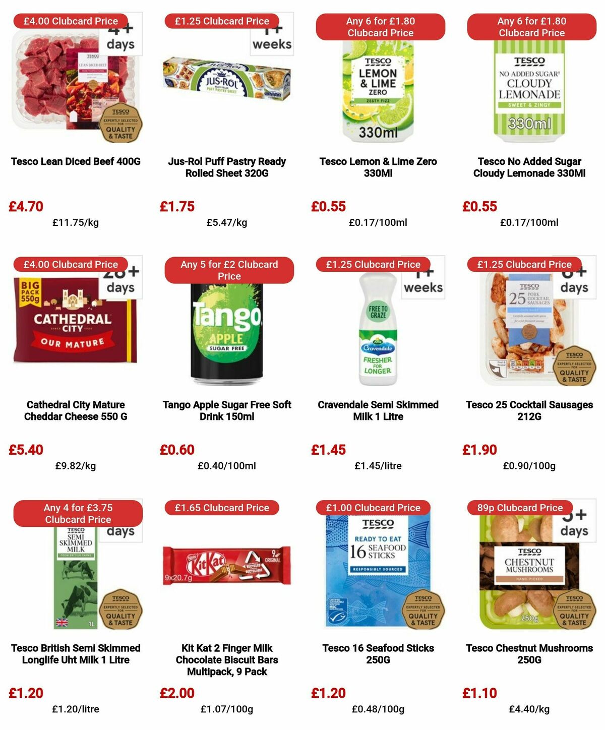 TESCO Offers from 11 April