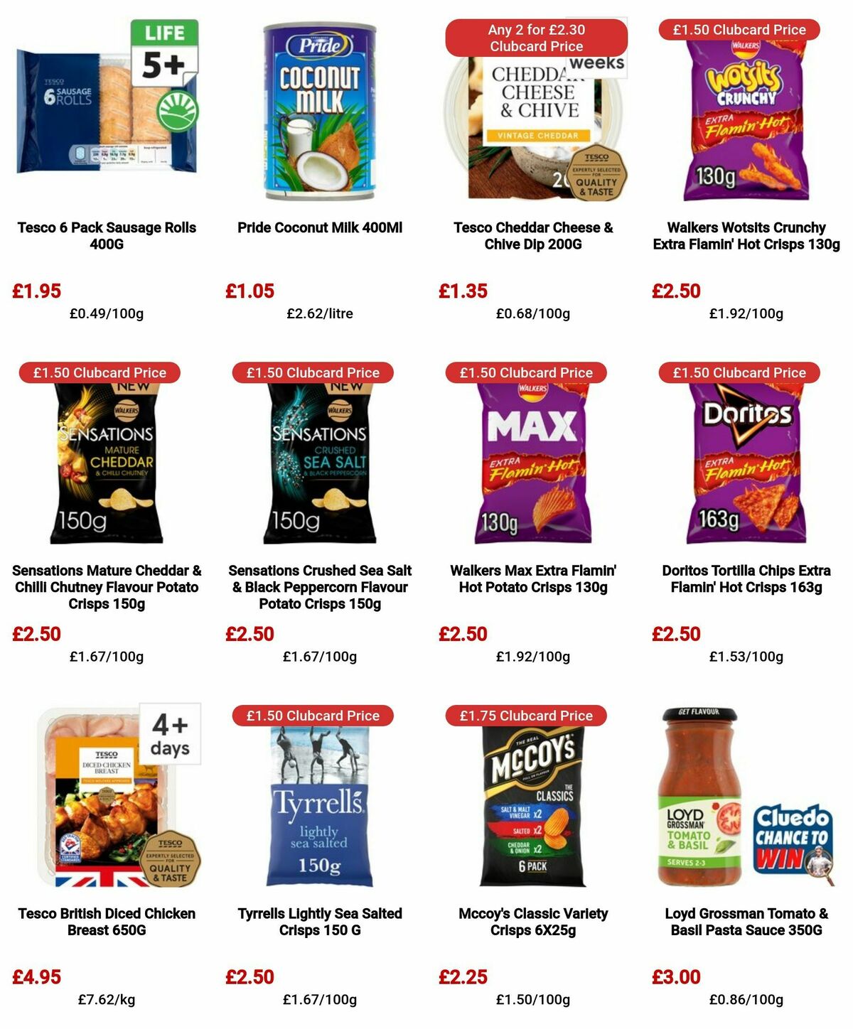 TESCO Offers from 18 April