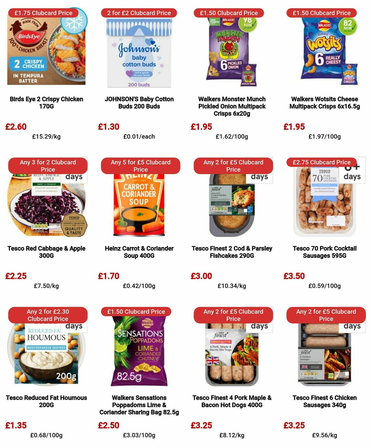 TESCO Offers from 18 April