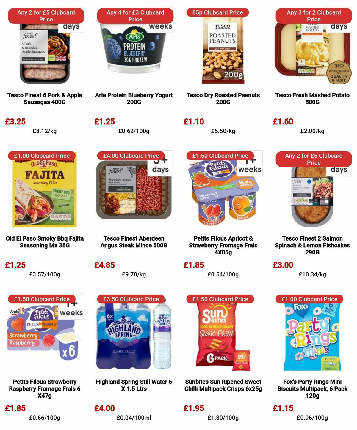 TESCO Offers from 18 April