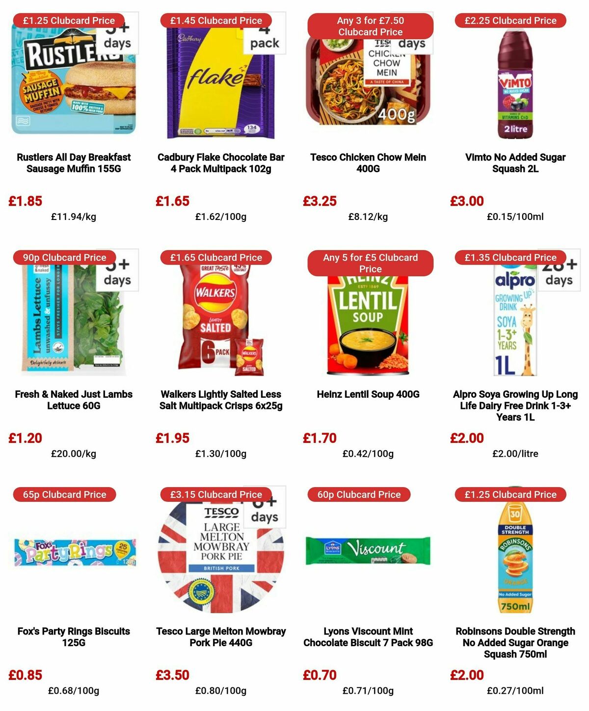 TESCO Offers from 18 April