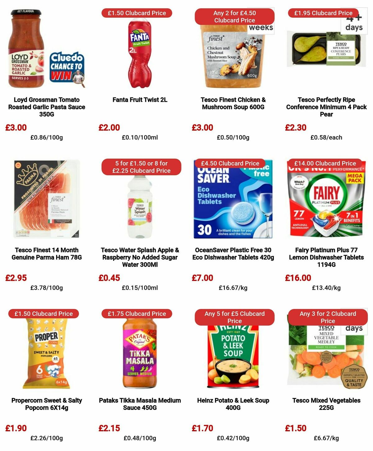 TESCO Offers from 18 April