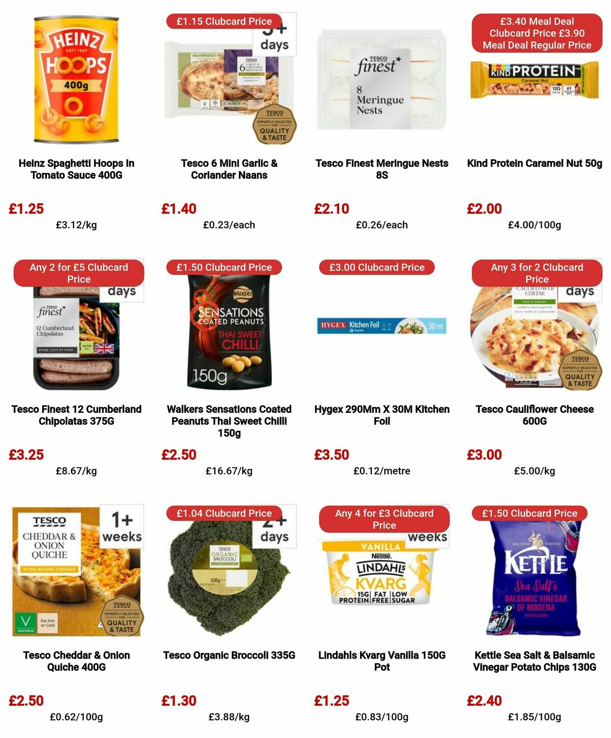 TESCO Offers from 18 April