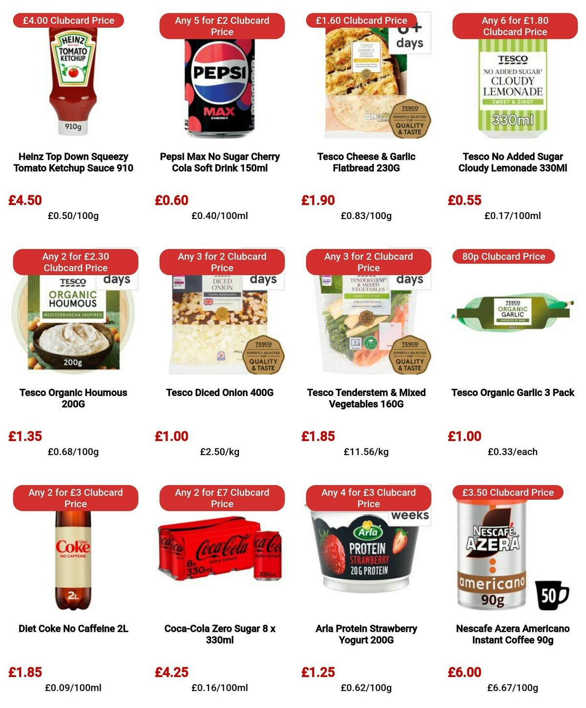 TESCO Offers from 25 April