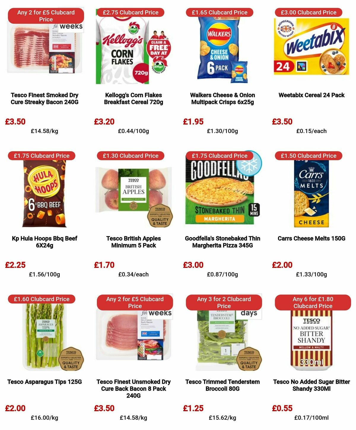 TESCO Offers from 25 April