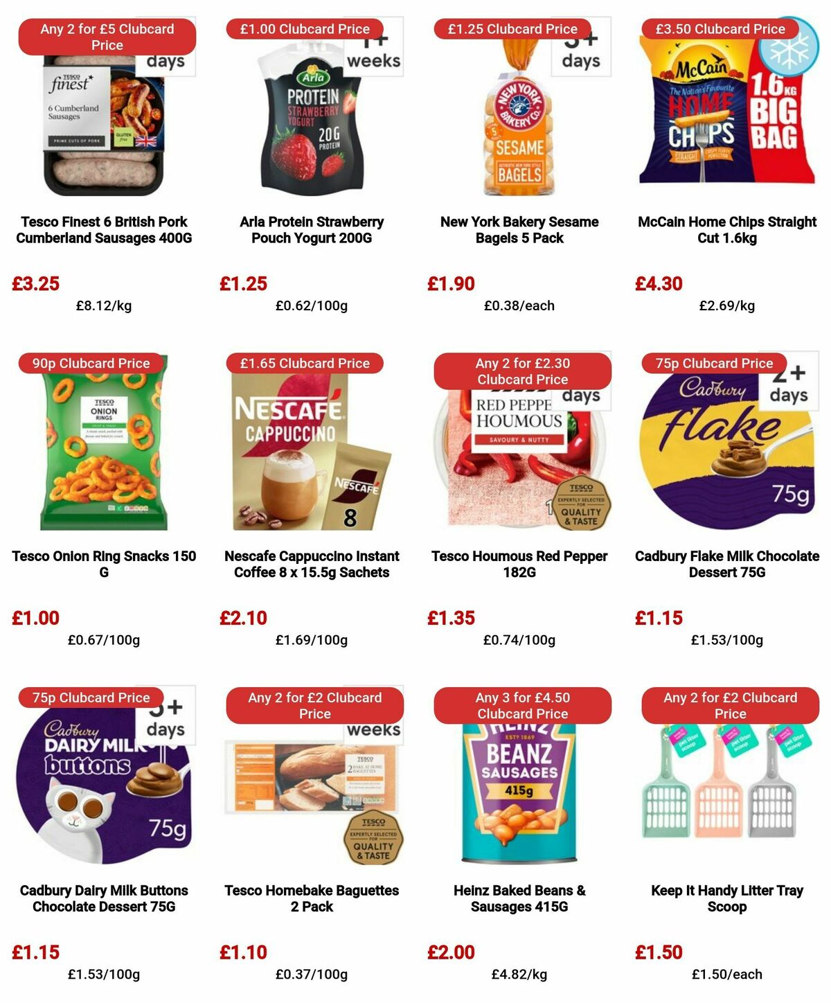 TESCO Offers from 25 April