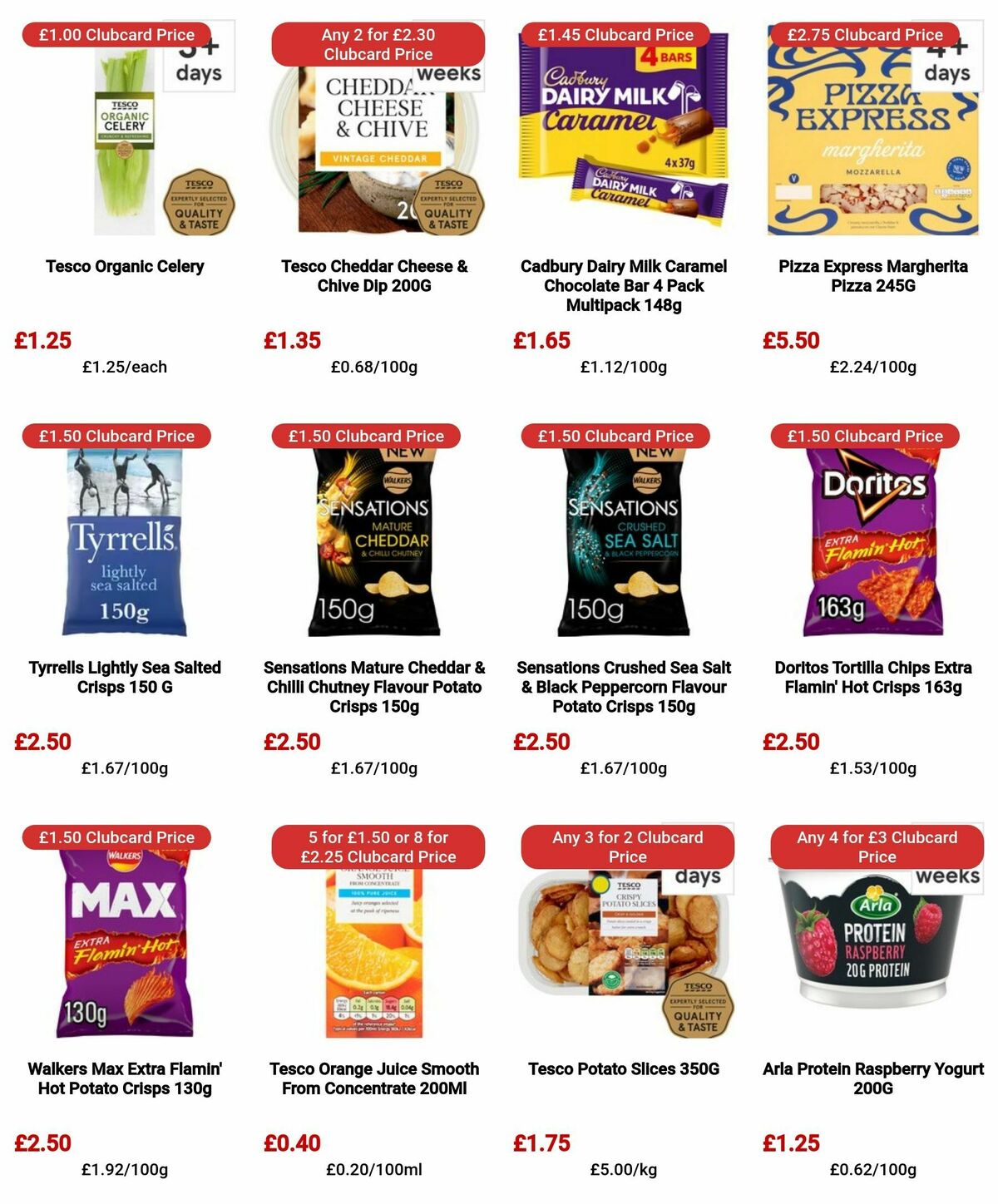 TESCO Offers from 25 April