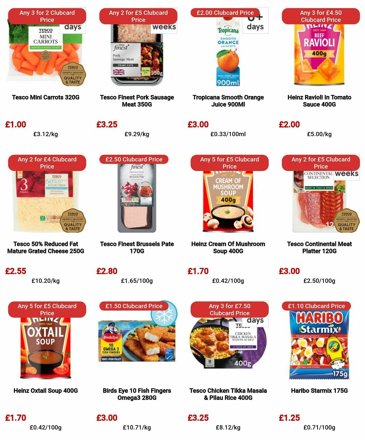 TESCO Offers from 25 April