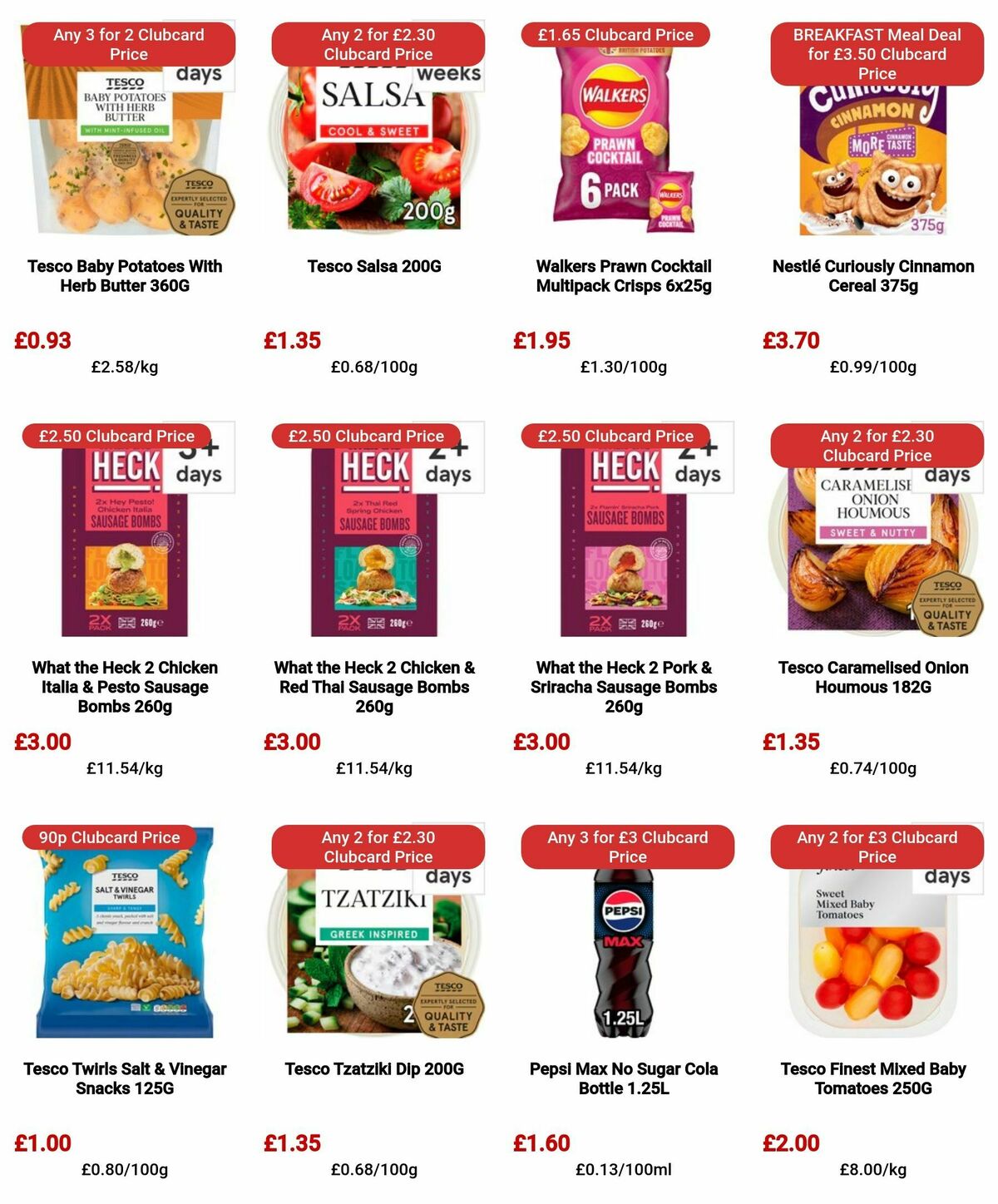 TESCO Offers from 25 April