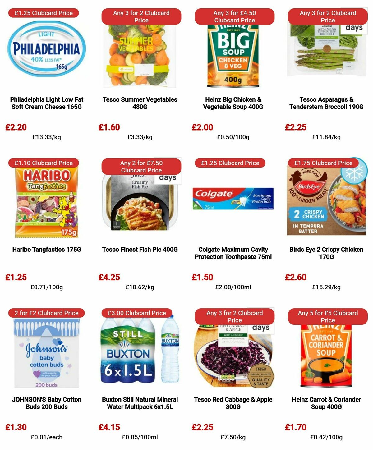 TESCO Offers from 25 April