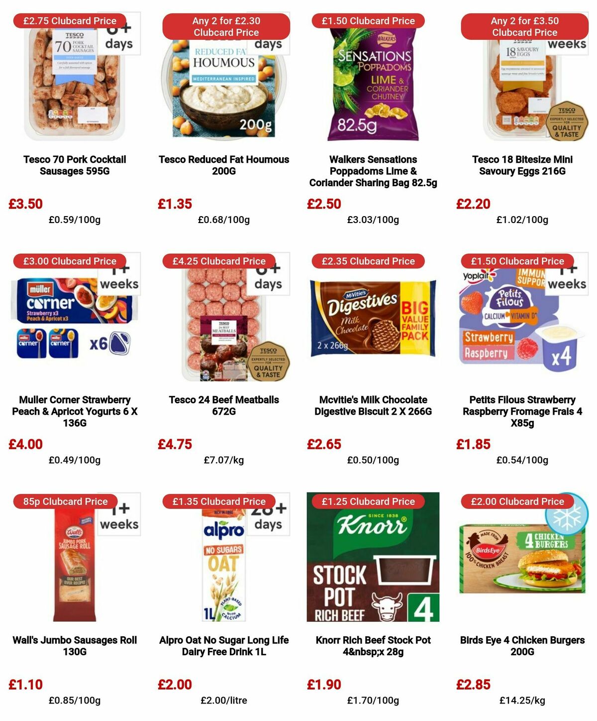 TESCO Offers from 25 April