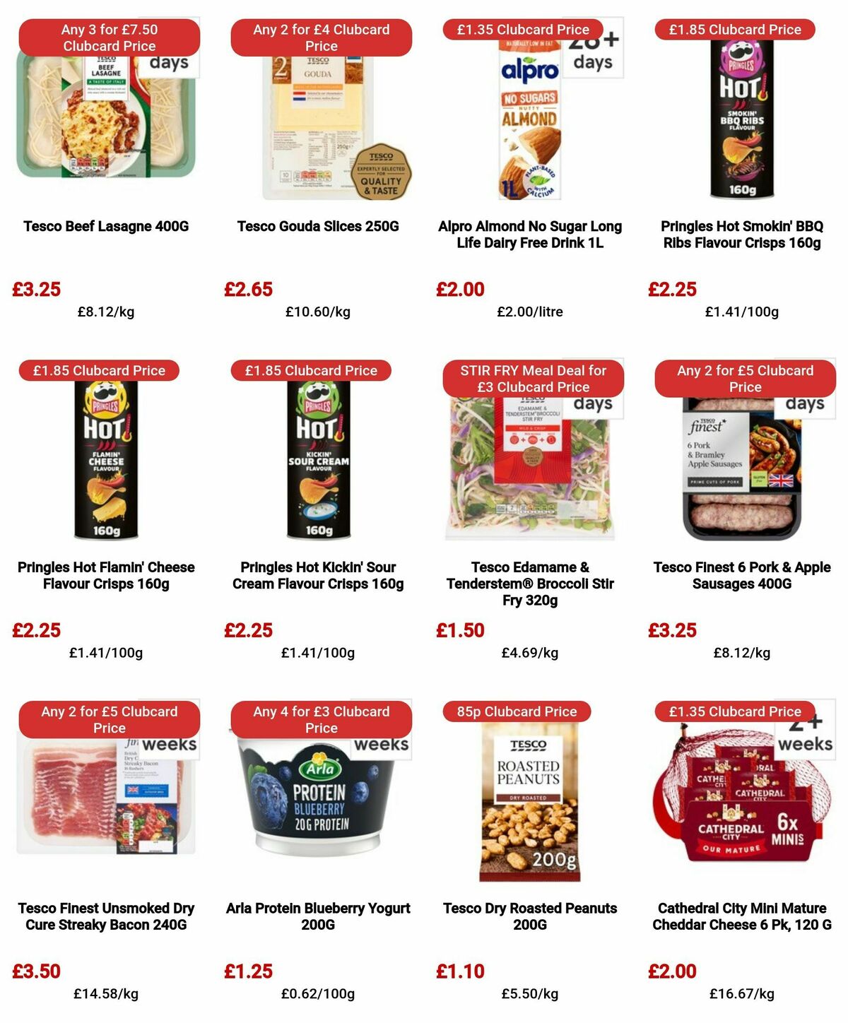 TESCO Offers from 25 April