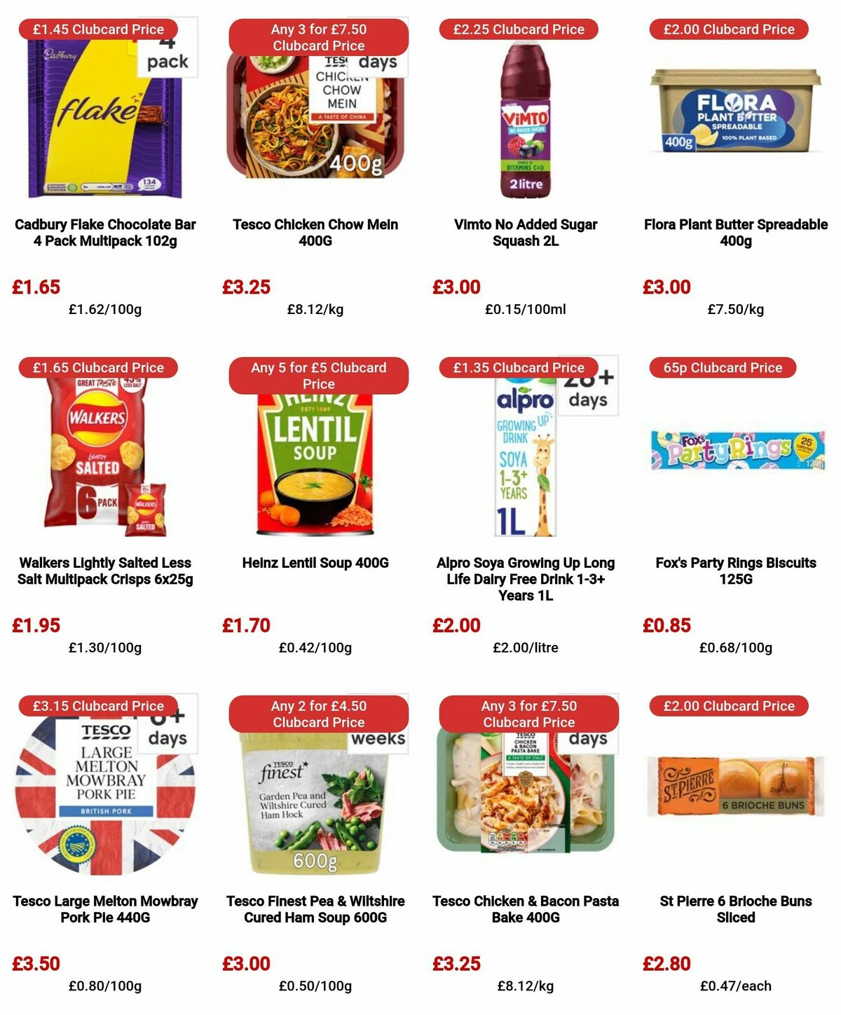 TESCO Offers from 25 April