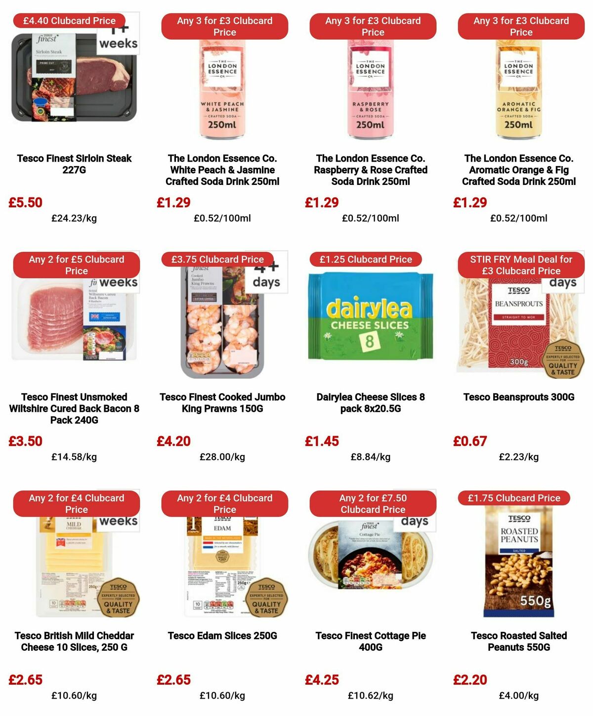 TESCO Offers from 25 April