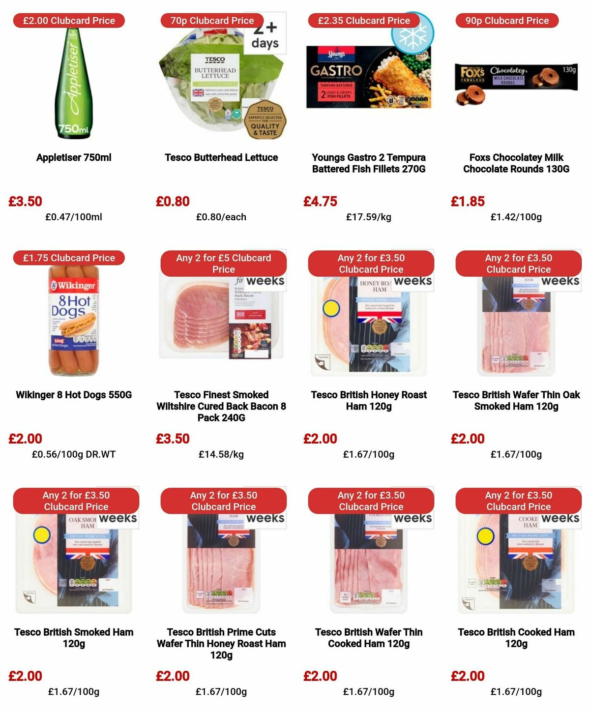 TESCO Offers from 25 April