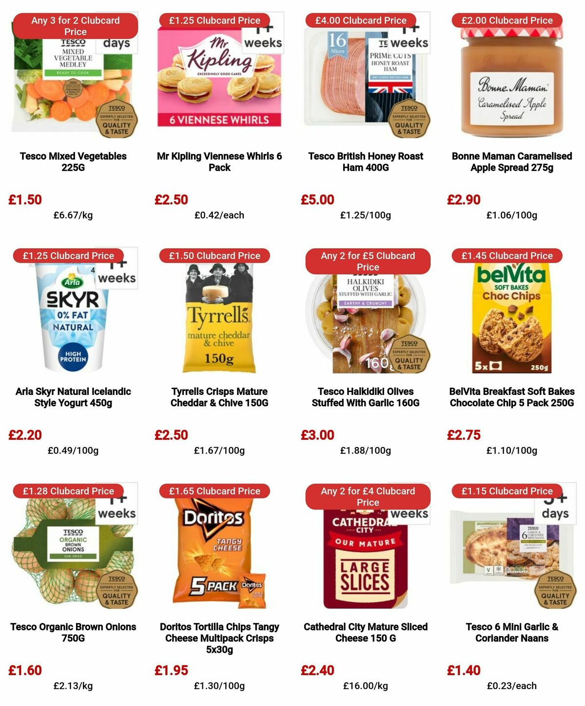 TESCO Offers from 25 April