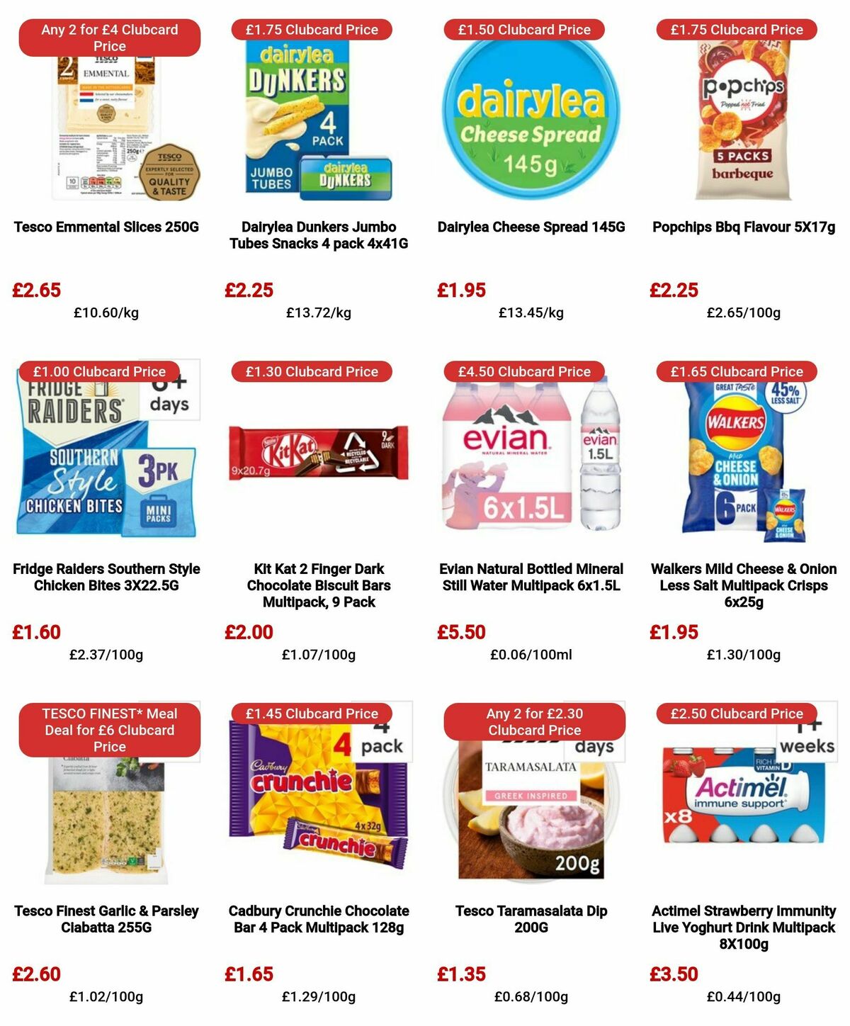 TESCO Offers from 25 April