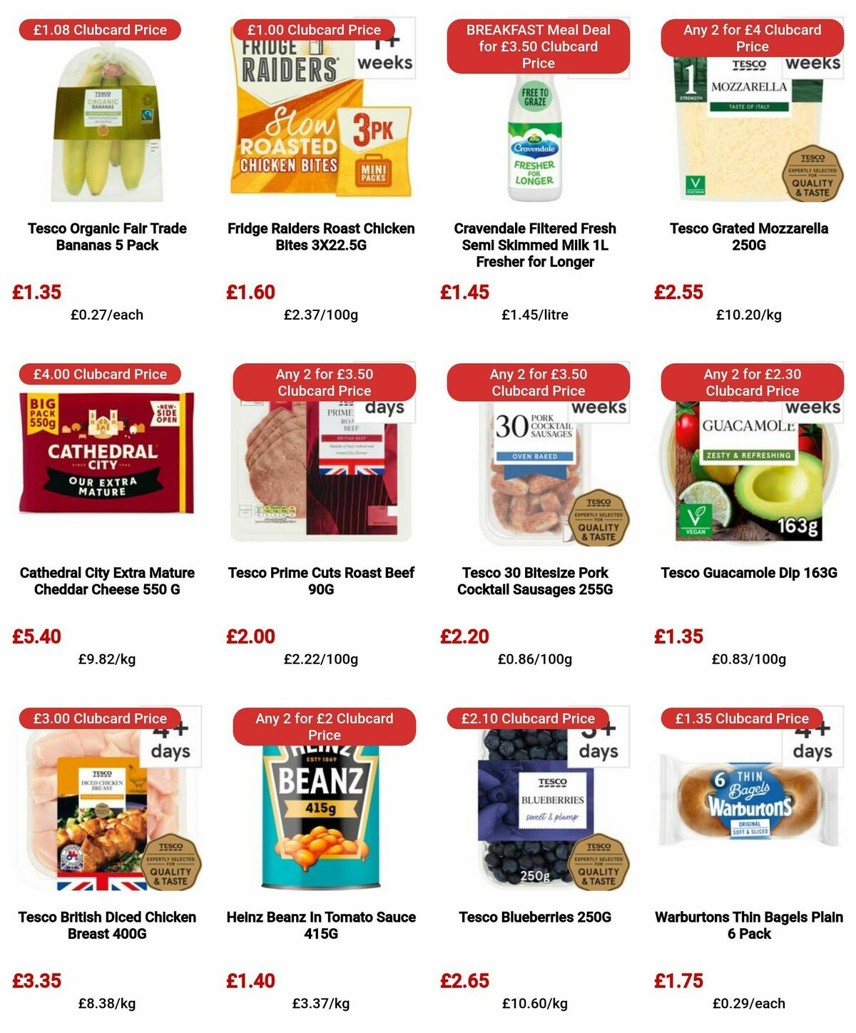 TESCO Offers from 25 April