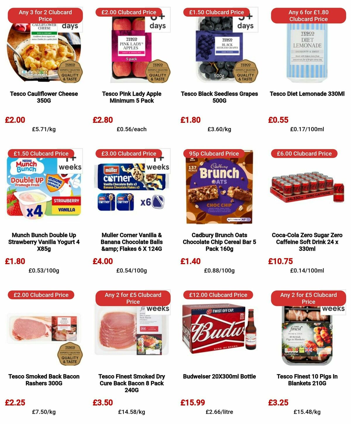 TESCO Offers from 25 April