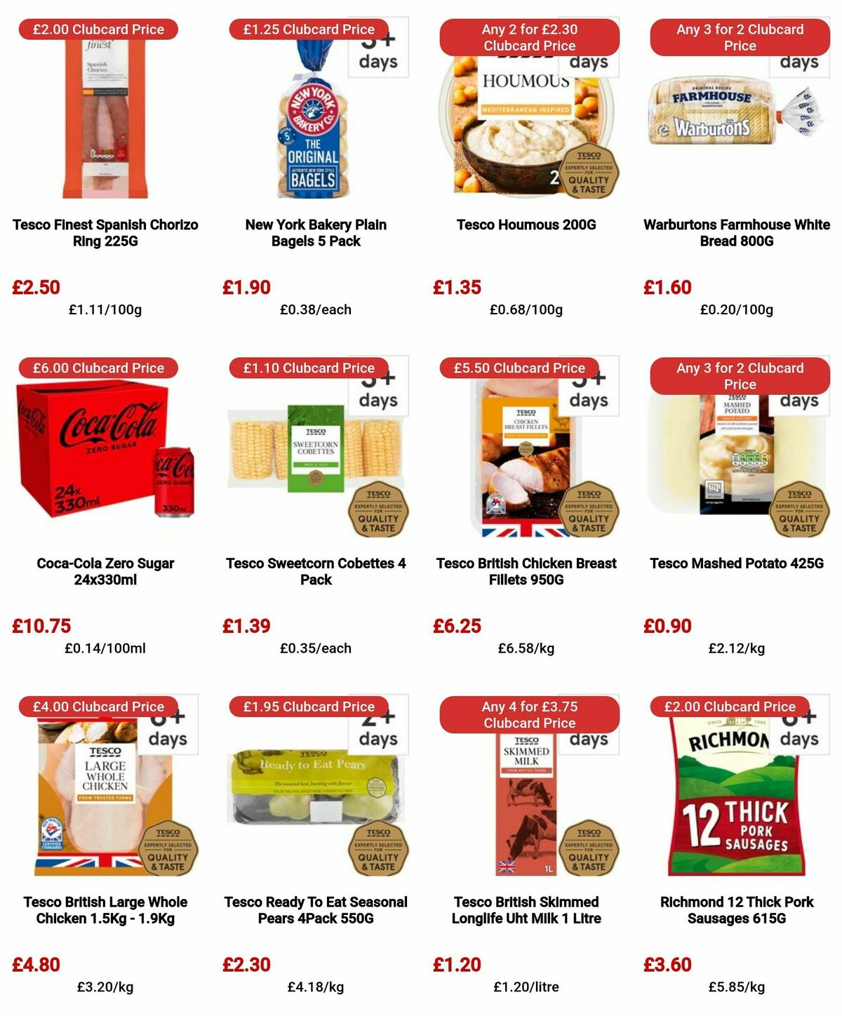 TESCO Offers from 25 April