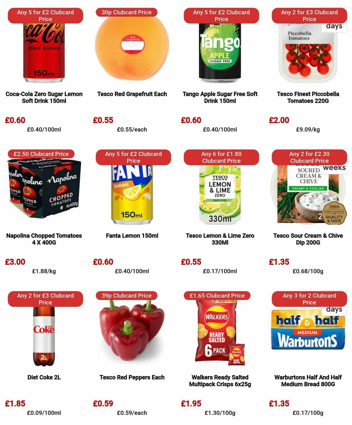 TESCO Offers from 25 April