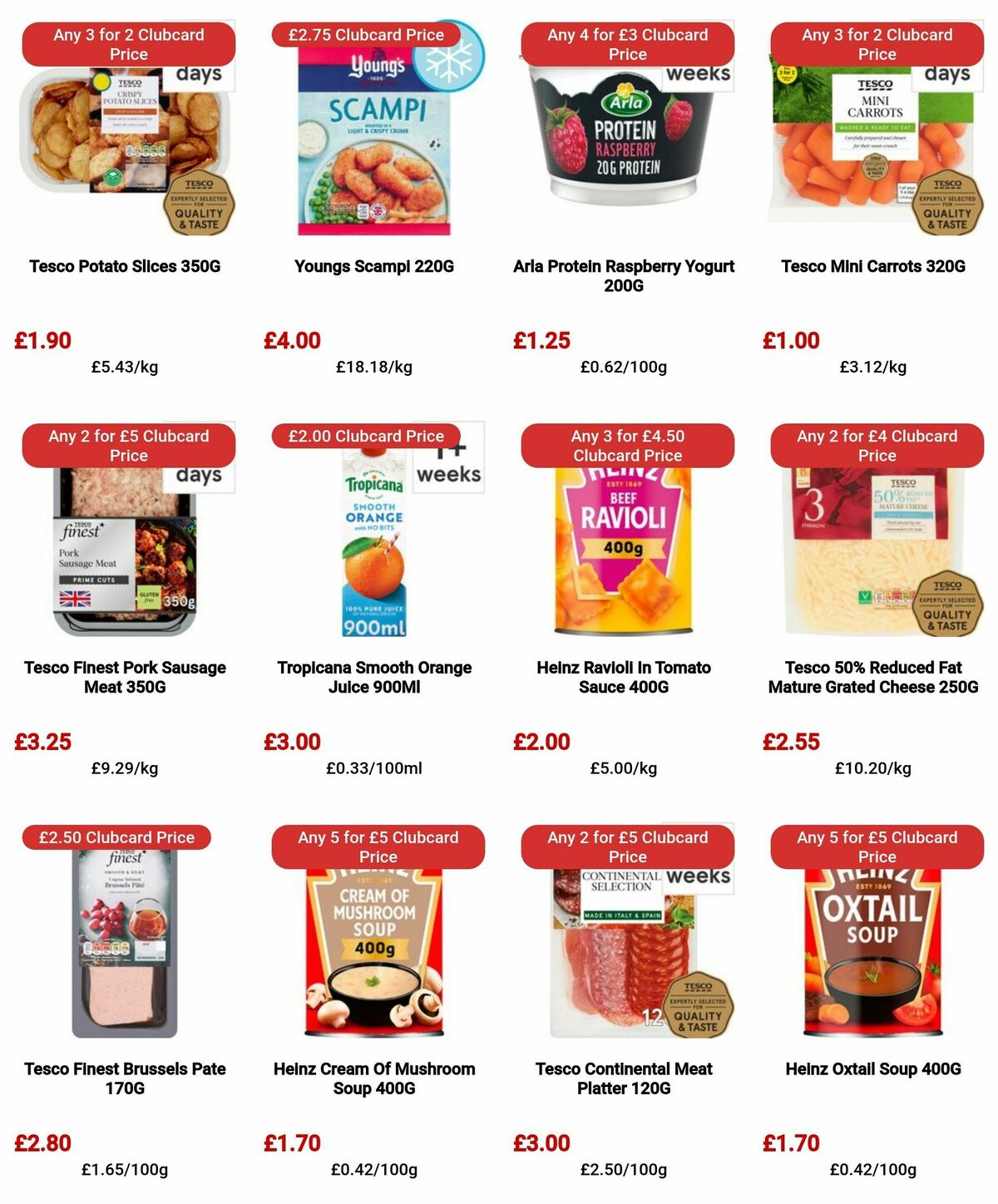 TESCO Offers from 2 May