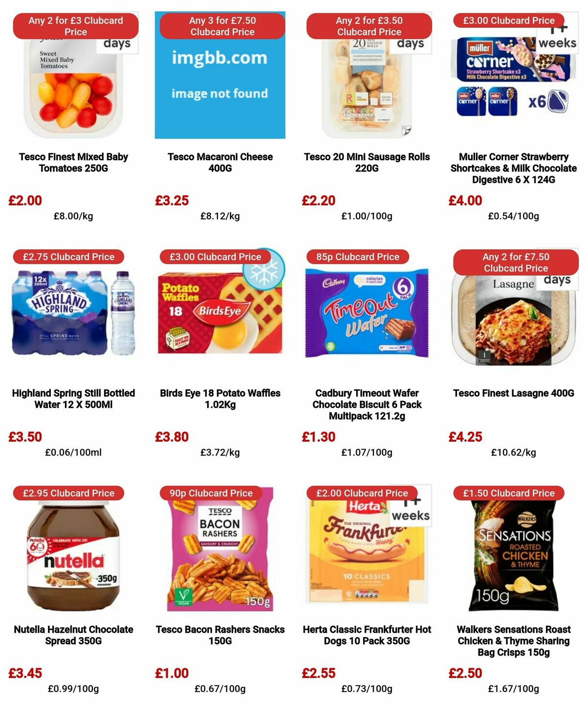 TESCO Offers from 2 May