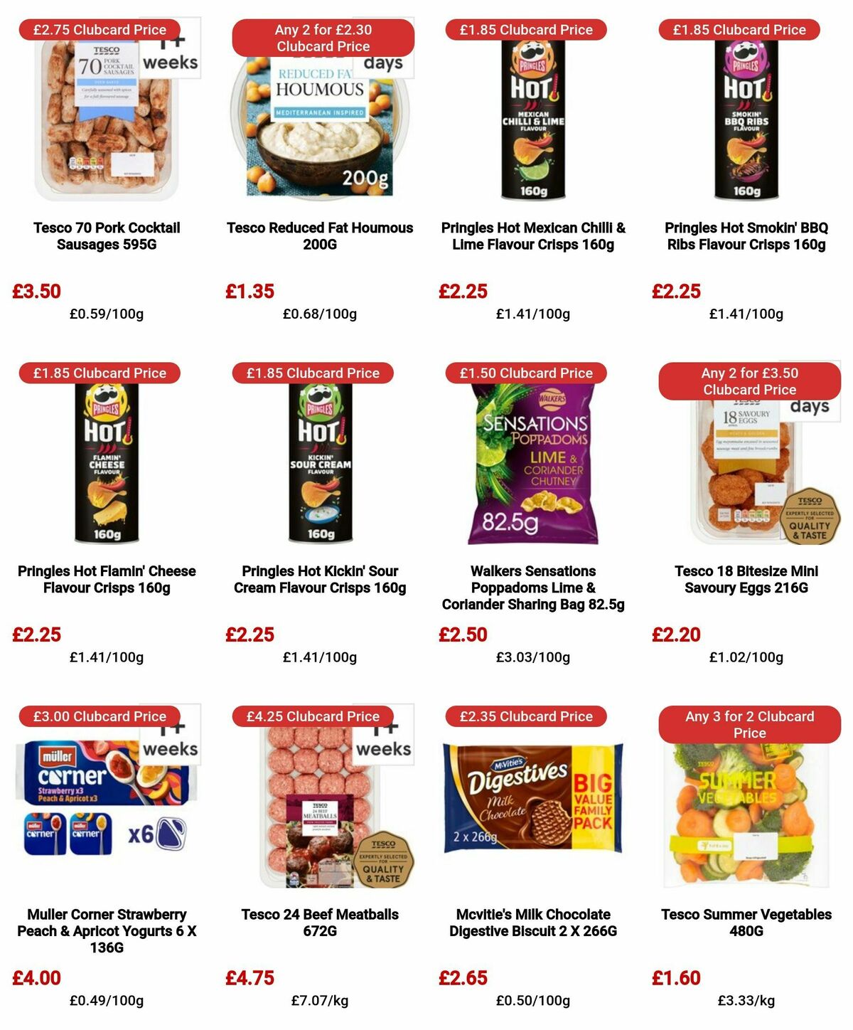 TESCO Offers from 2 May