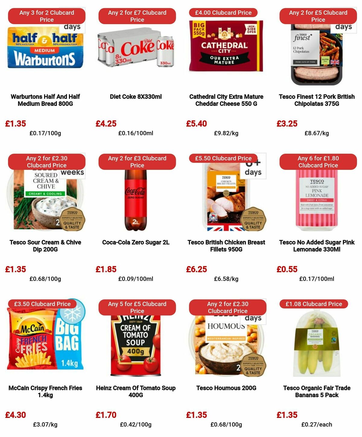 TESCO Offers from 2 May