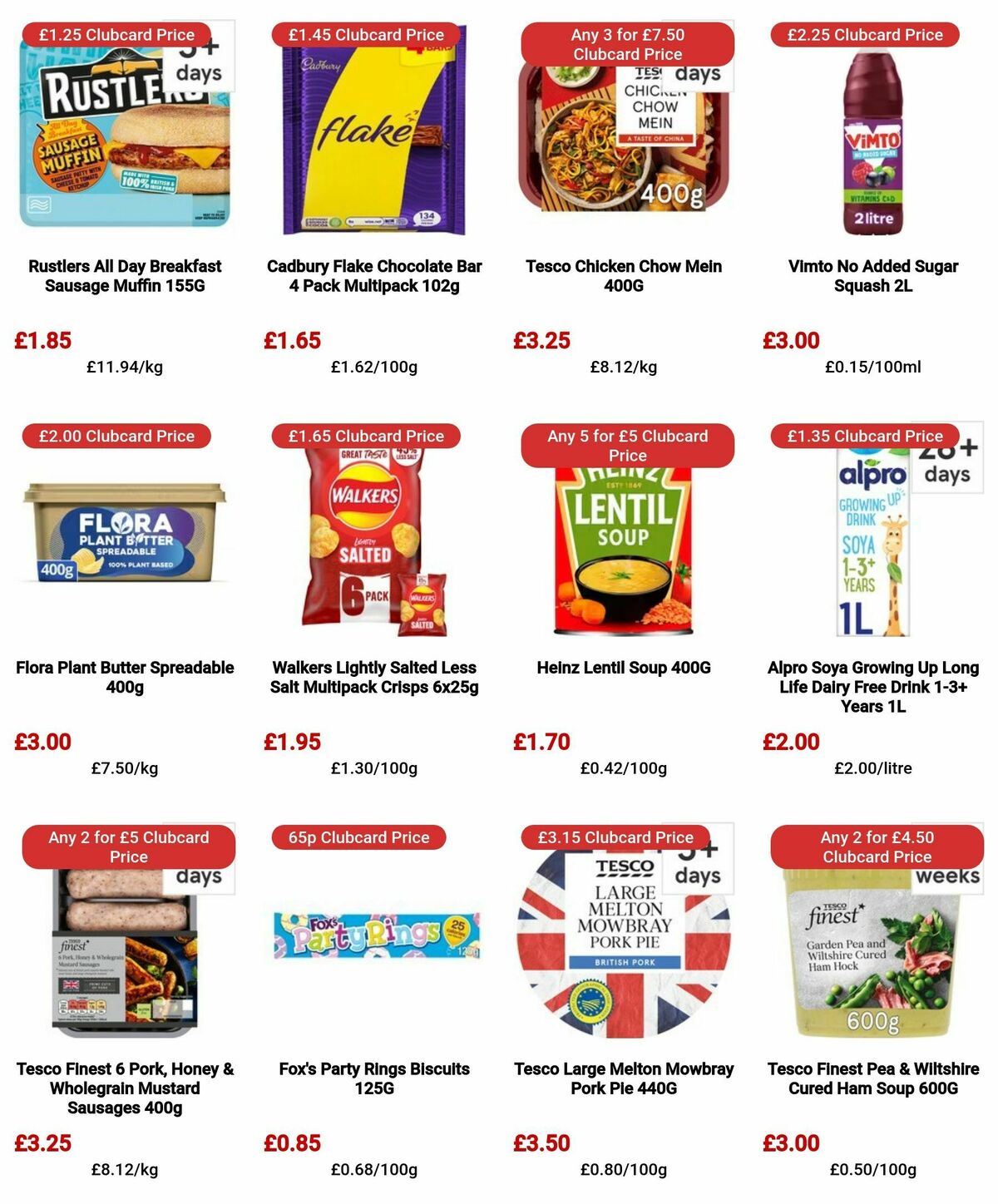 TESCO Offers from 2 May