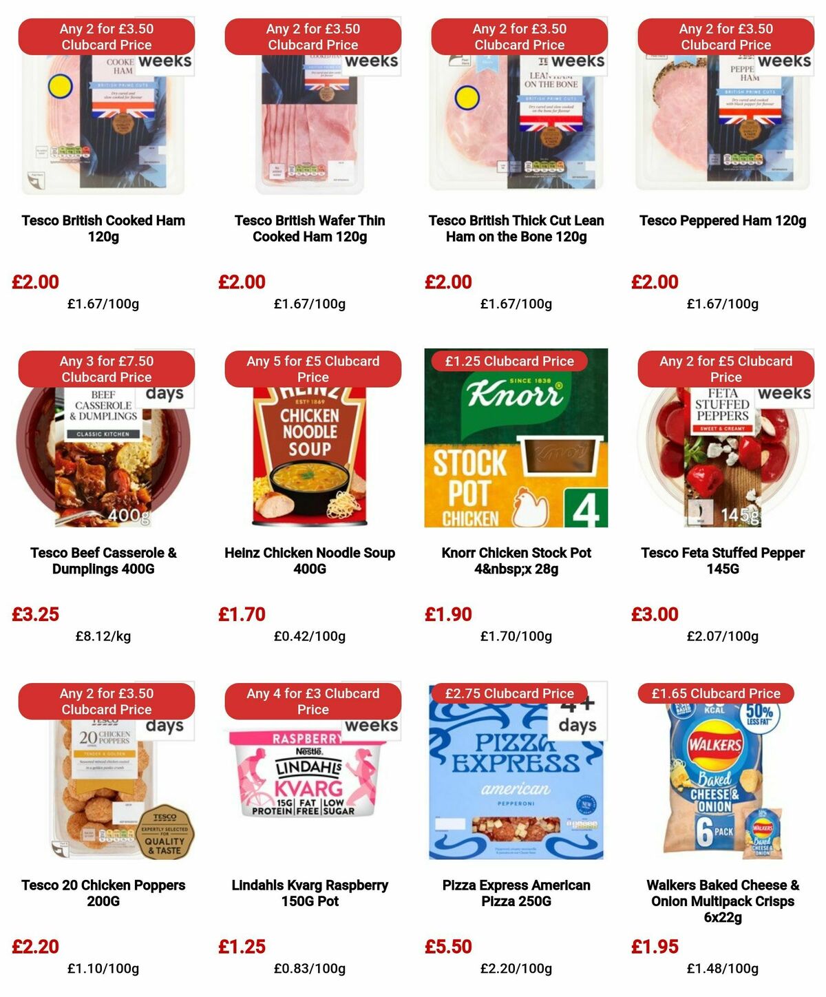 TESCO Offers from 2 May