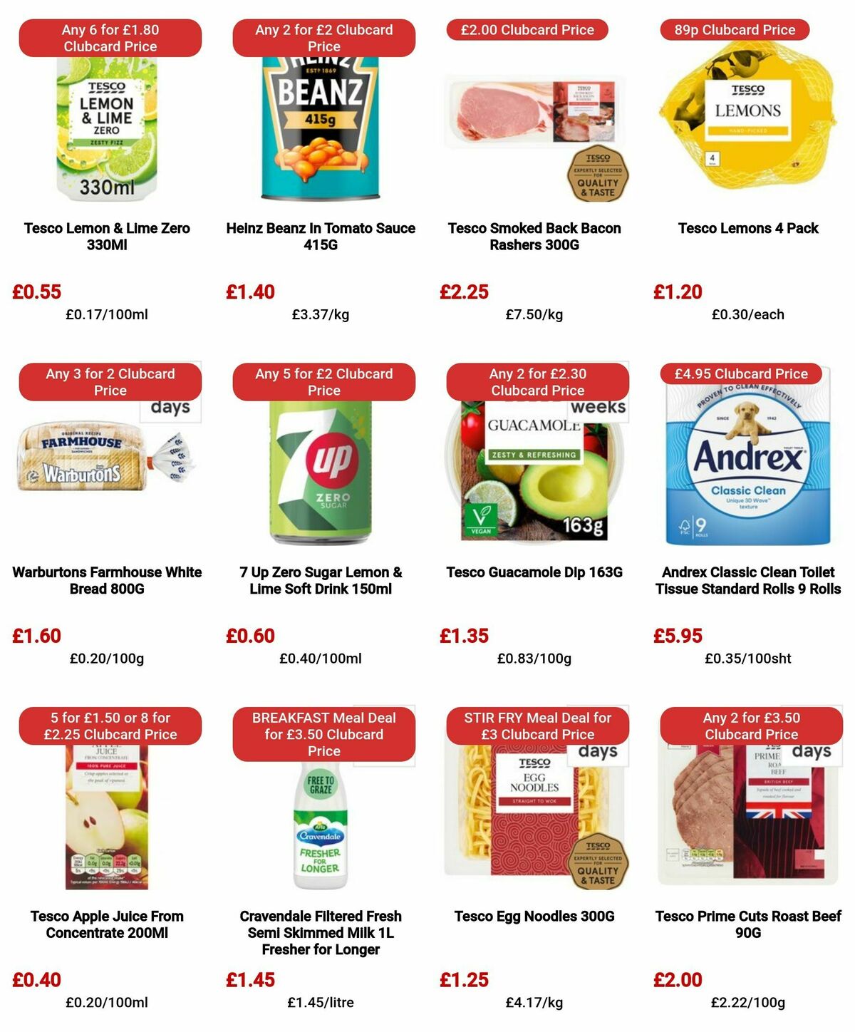 TESCO Offers from 2 May